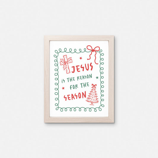 Jesus is the Reason for the Season, Holiday Wall Decor