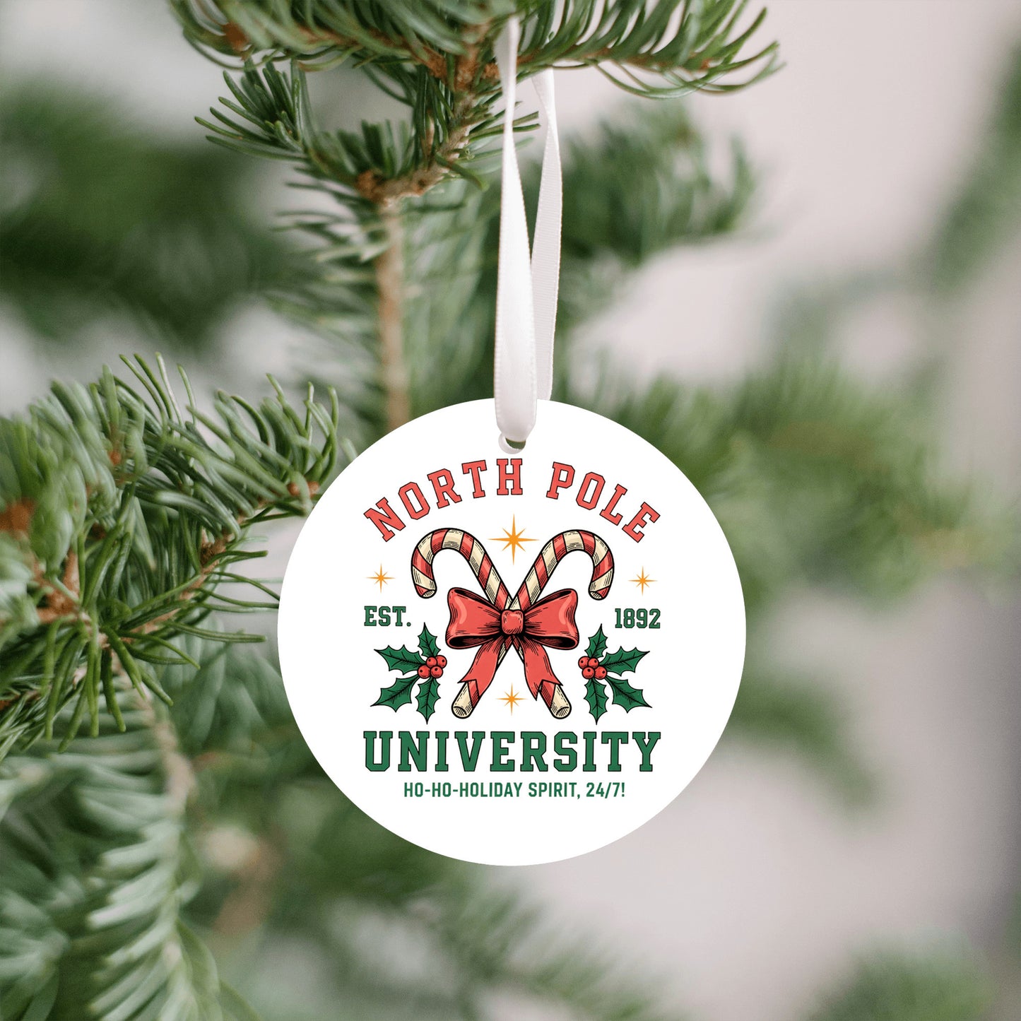Christmas Ornament, North Pole Holiday Decor