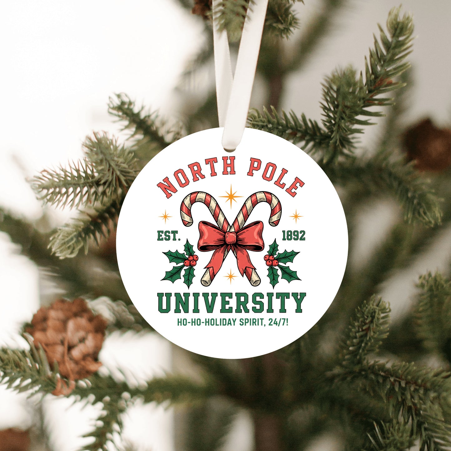 Christmas Ornament, North Pole Holiday Decor
