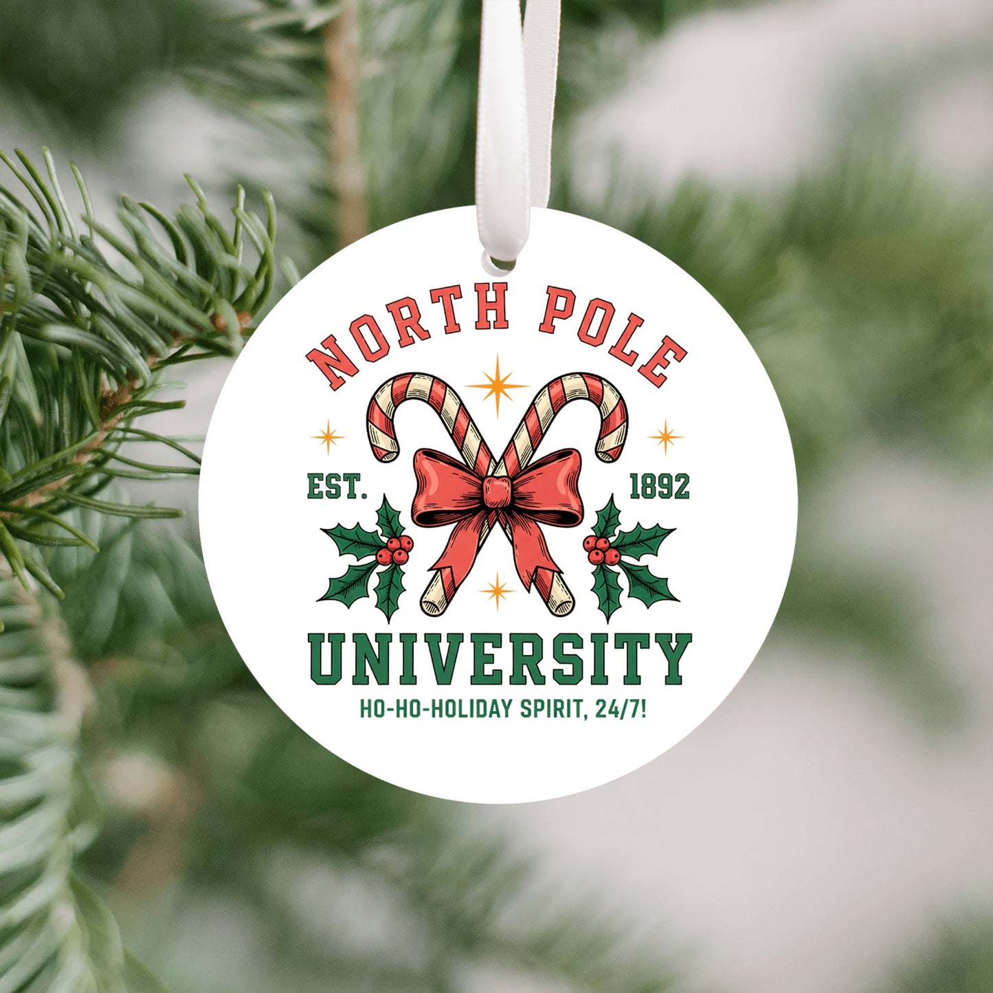 Christmas Ornament, North Pole Holiday Decor