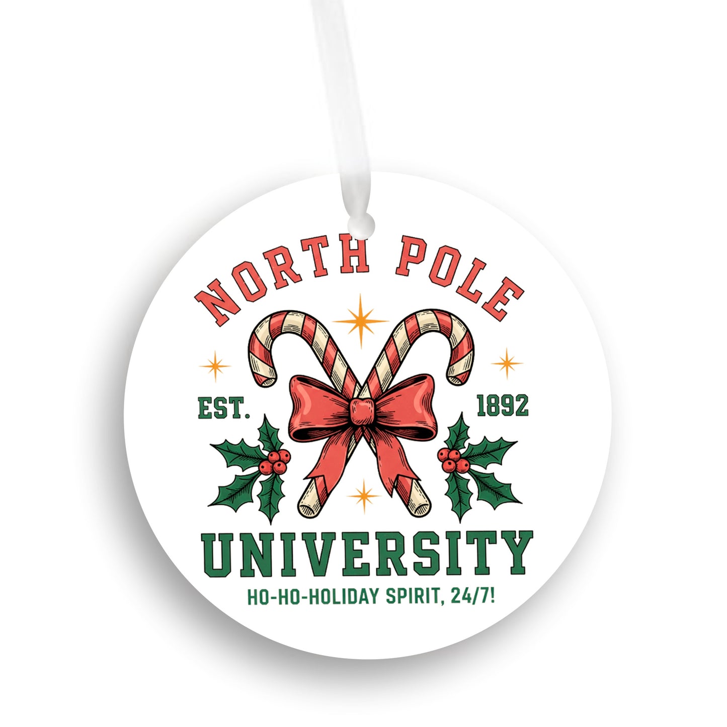 Christmas Ornament, North Pole Holiday Decor