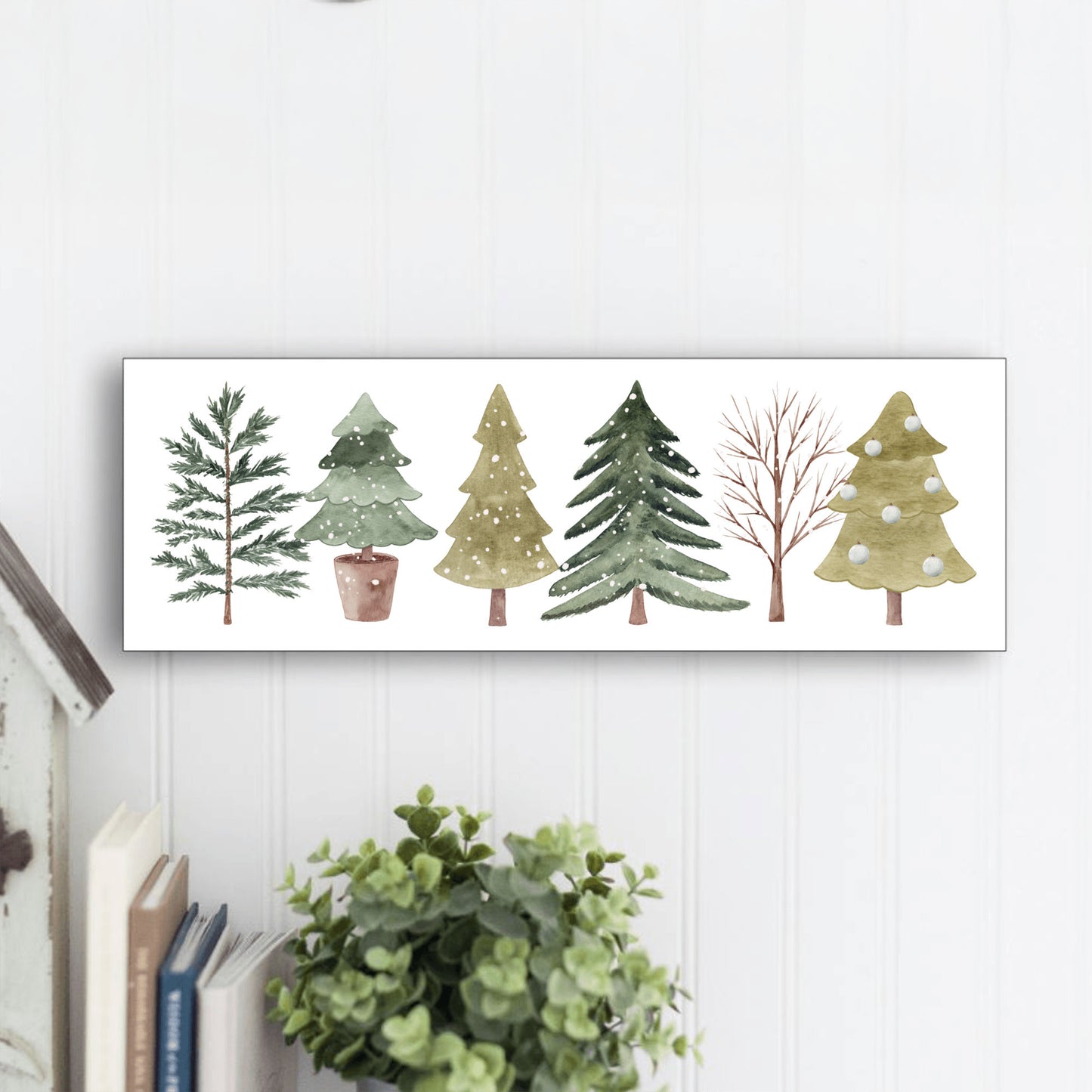 Holiday Decor, Christmas Trees Art Print