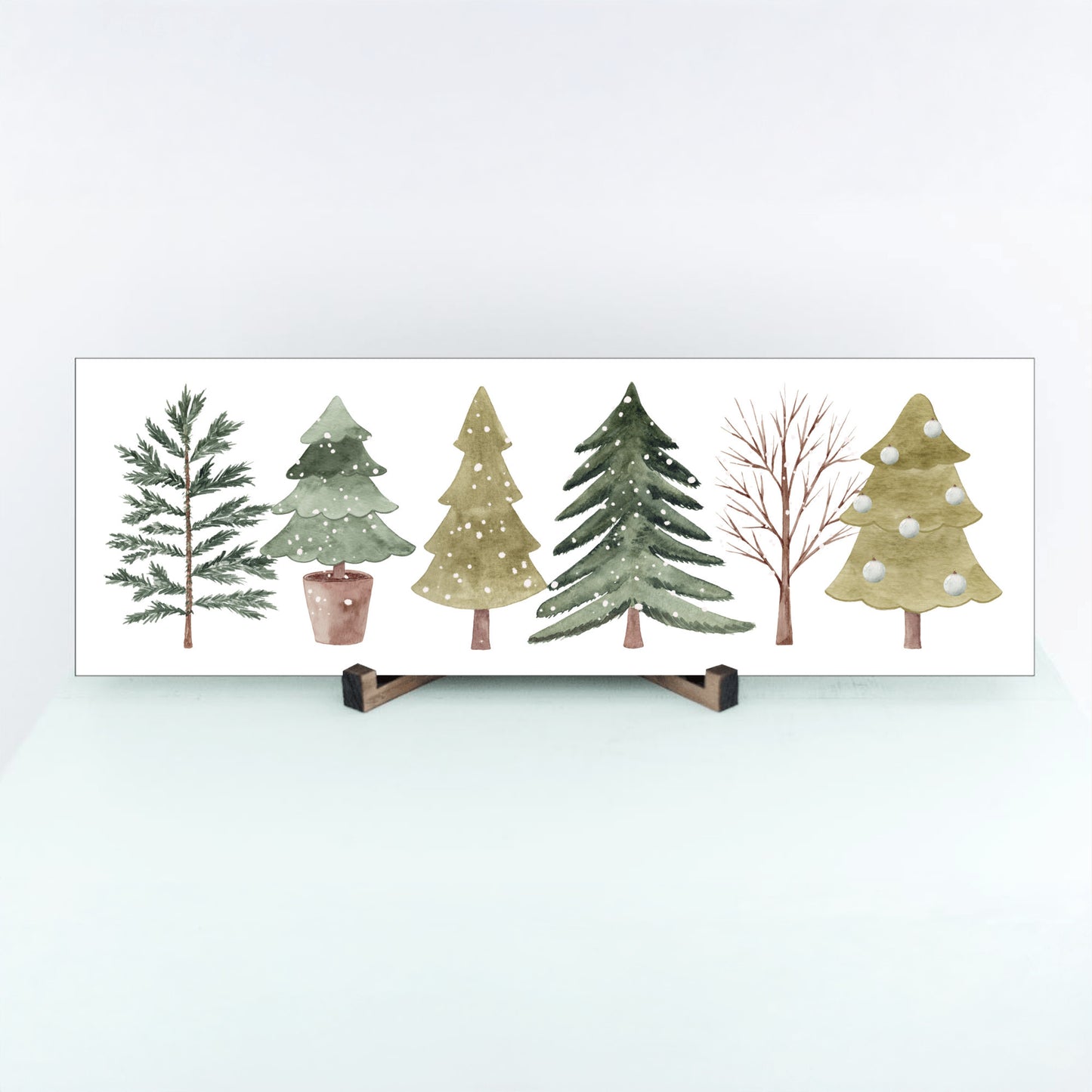 Holiday Decor, Christmas Trees Art Print