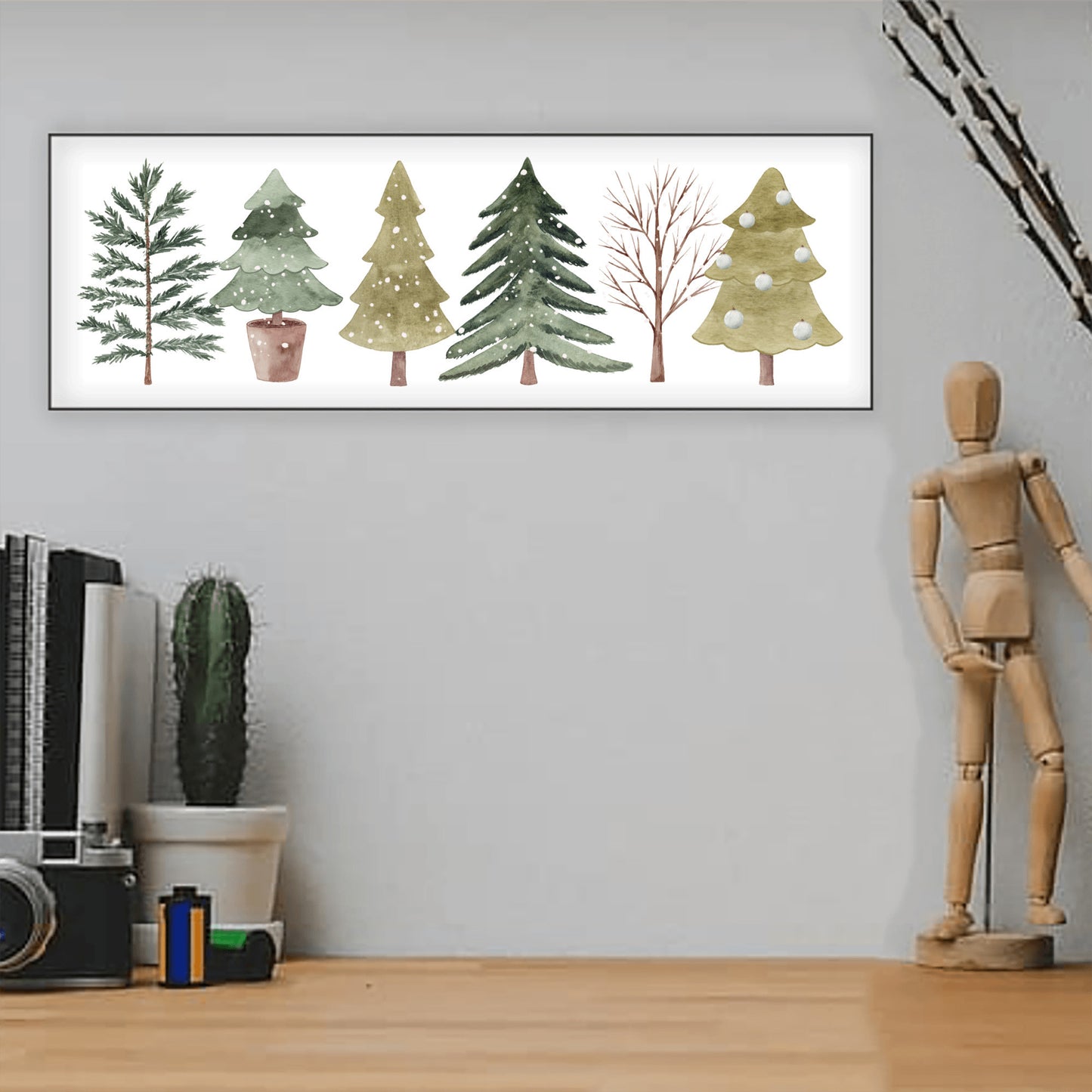 Holiday Decor, Christmas Trees Art Print