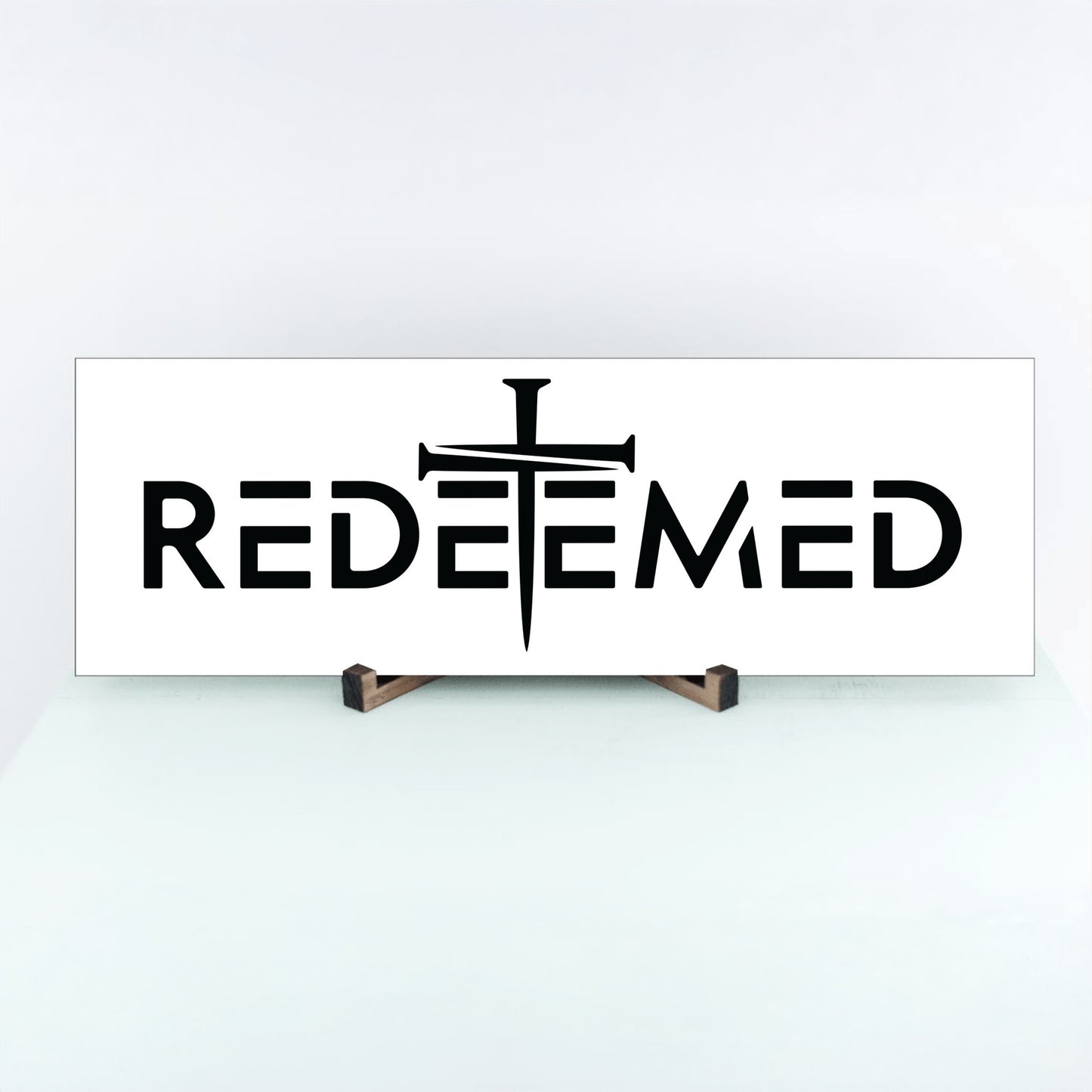 Christianity Home Decor, Redeemed Gift Art for Christians