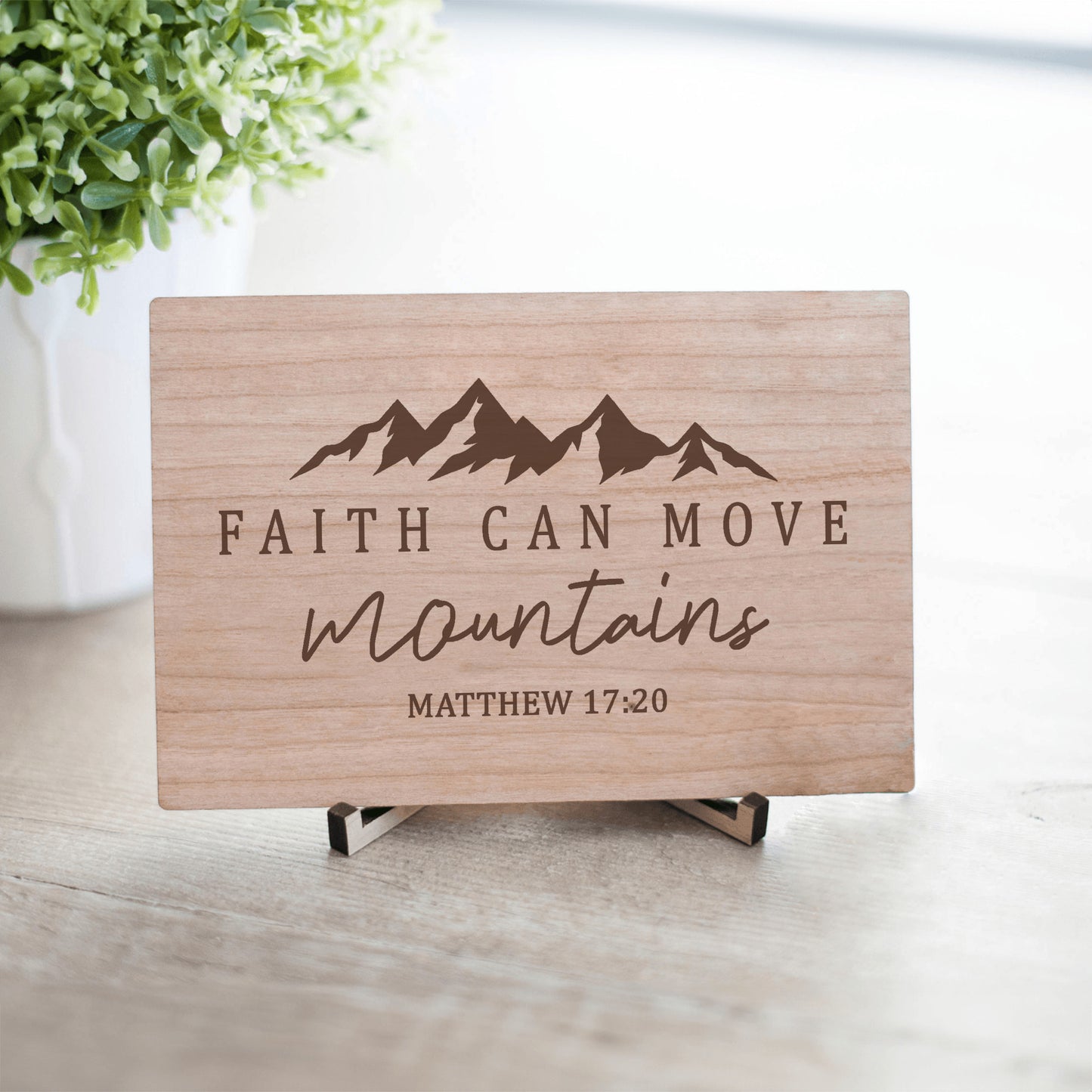 Faith Home Decor, Christian Wood Sign