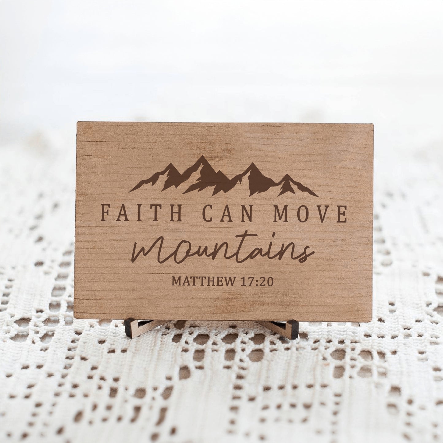 Faith Home Decor, Christian Wood Sign