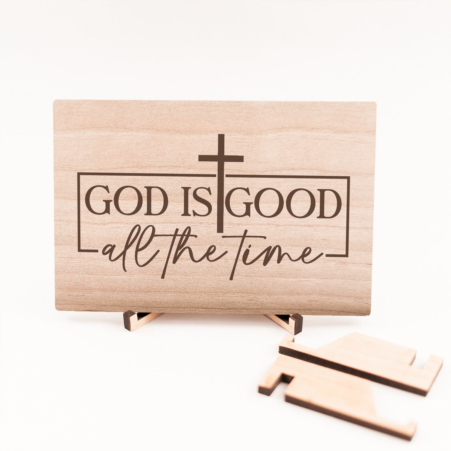 Christian Gift, God is Good Wooden Sign