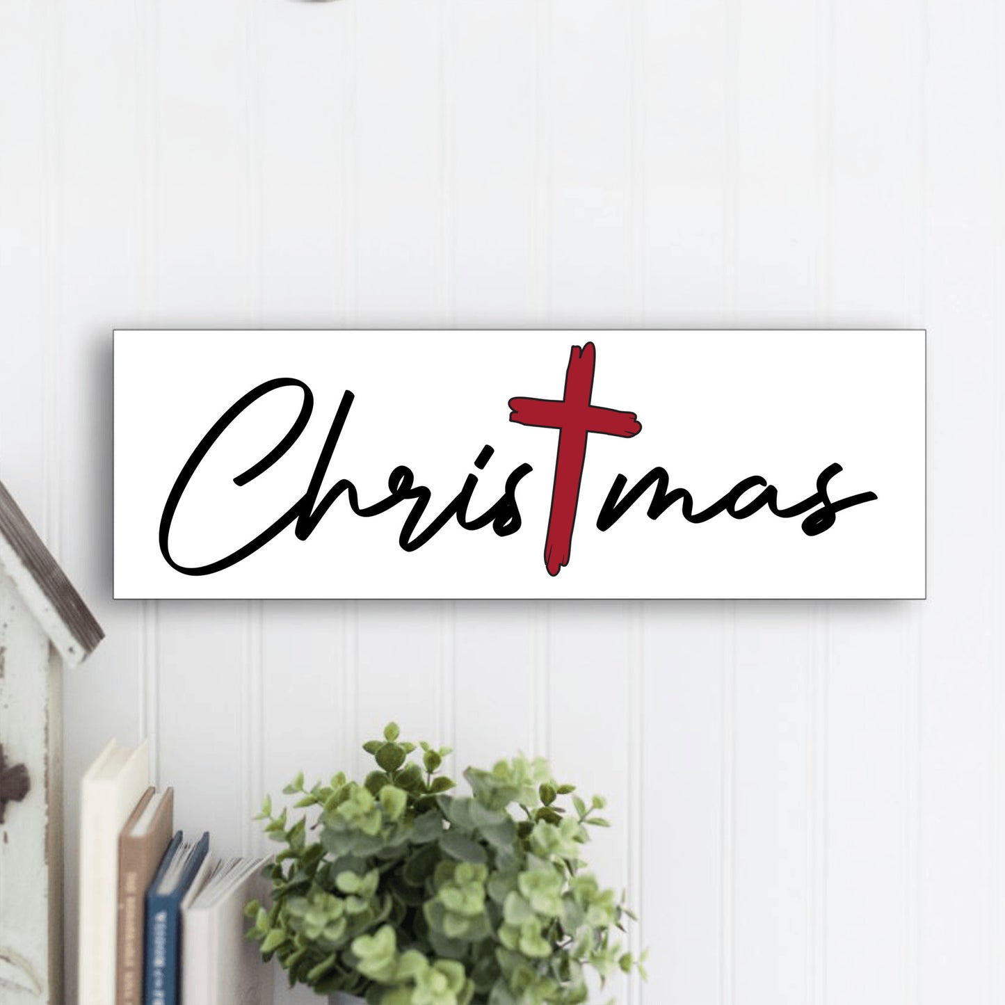 Christmas Decor Sign, Christian Gift