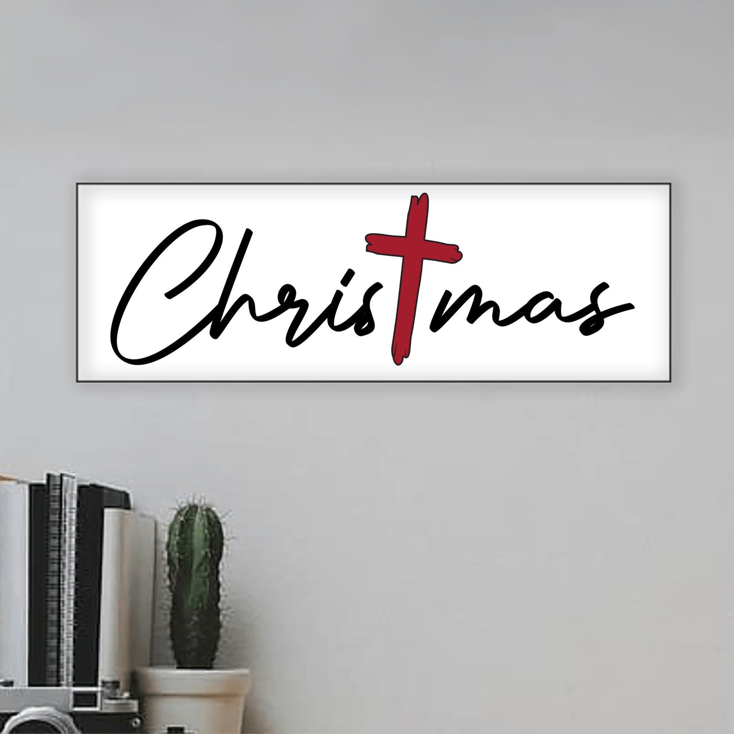 Christmas Decor Sign, Christian Gift