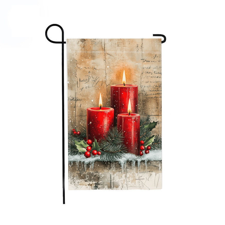 Garden Outdoor Flag, Christmas Holiday Decor