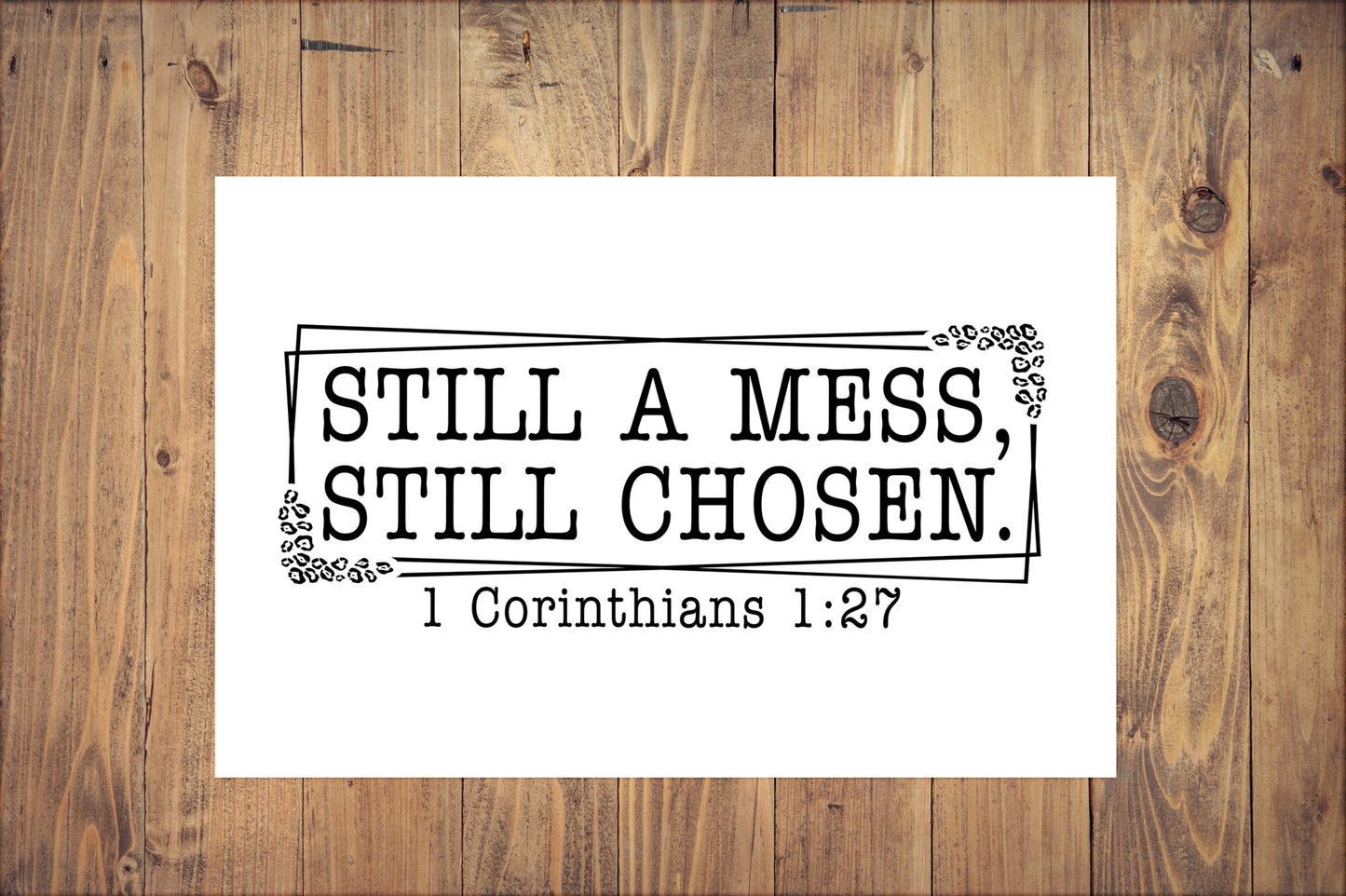 Christian Bible Verse, Small Canvas Gift