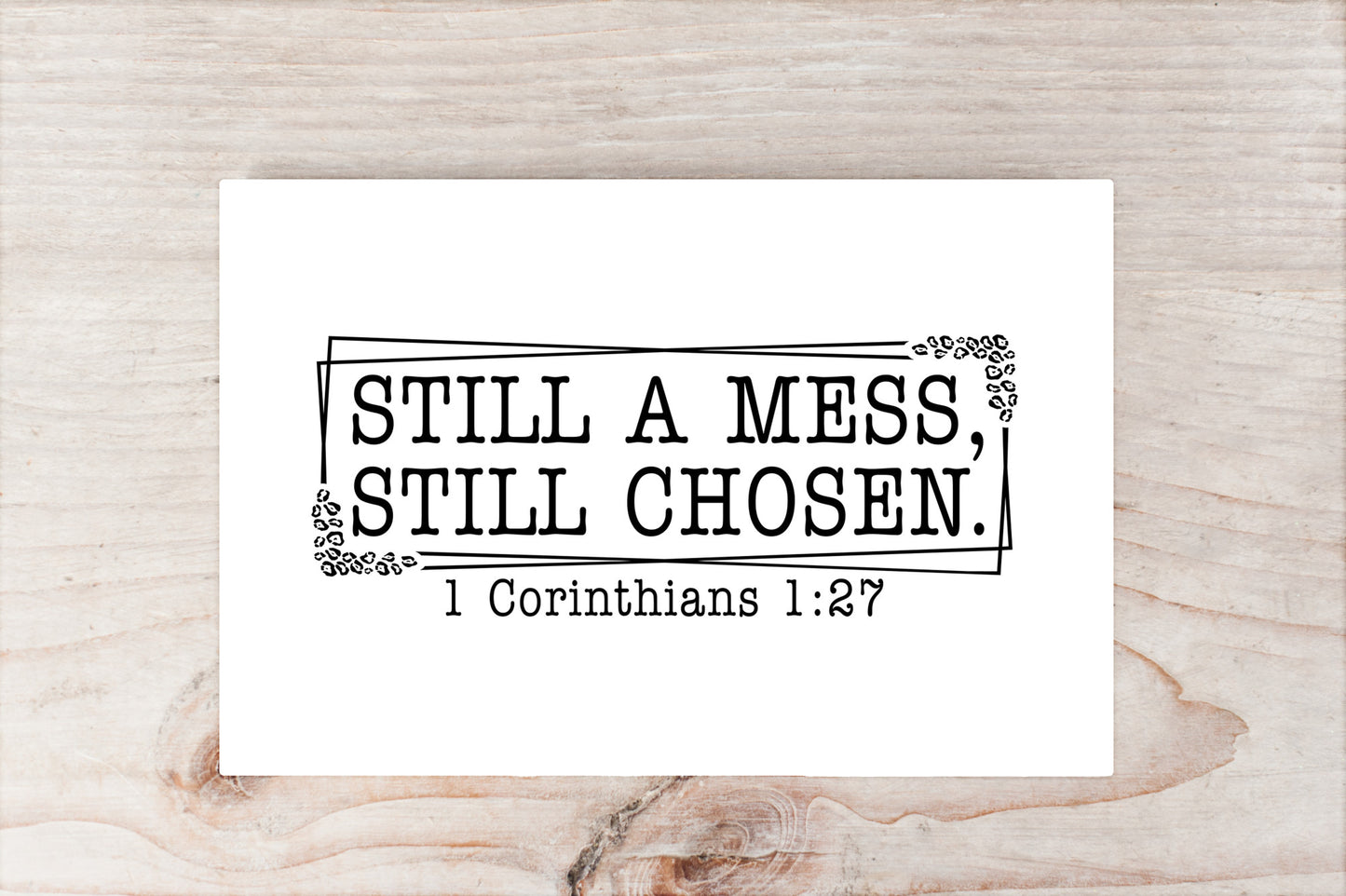 Christian Bible Verse, Small Canvas Gift