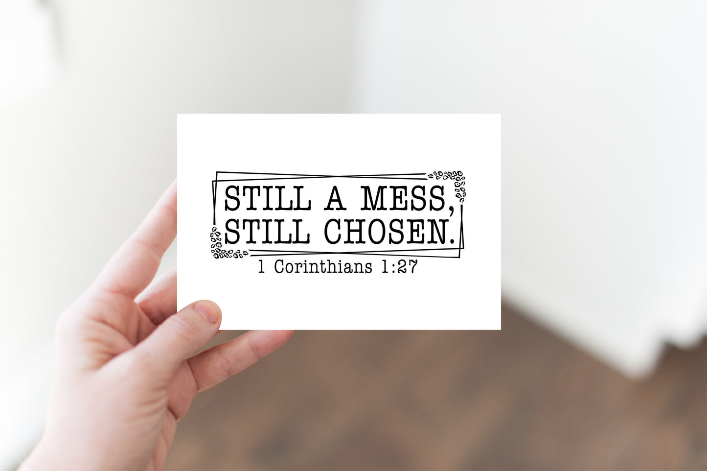 Christian Bible Verse, Small Canvas Gift