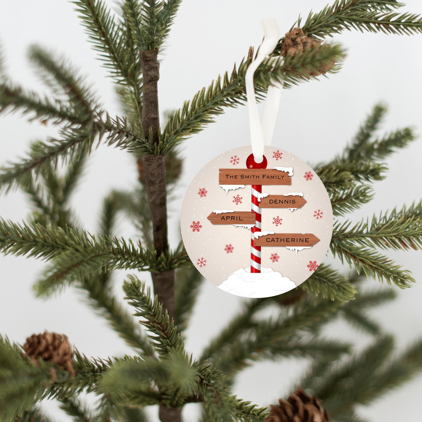 Family Christmas Ornament, Personalized Names