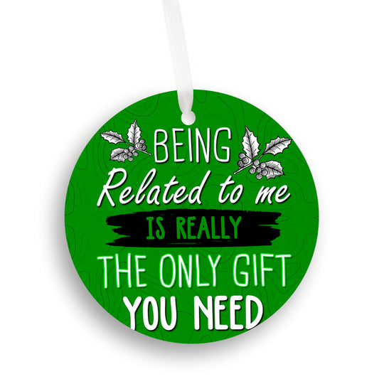 Funny Christmas Ornament, Sarcastic Holiday Gift