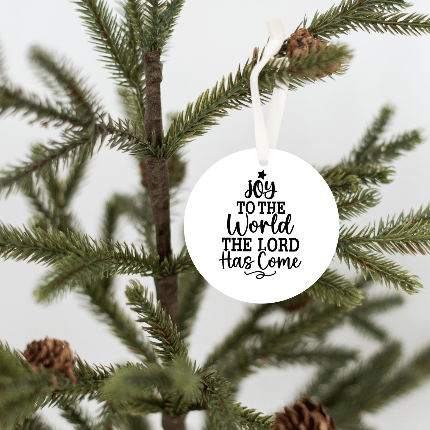 Joy to the World Ornament, Christmas Tree Gift
