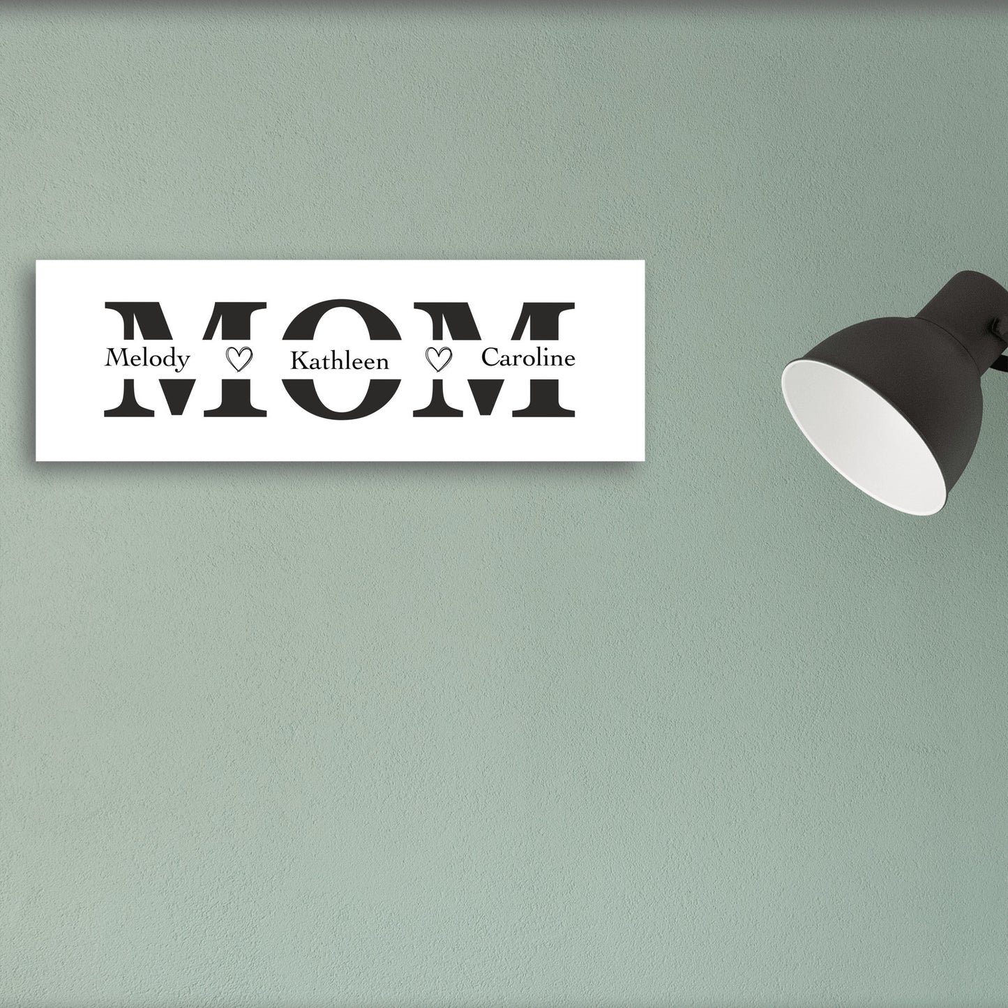 Mom Personalized Kids Name Sign