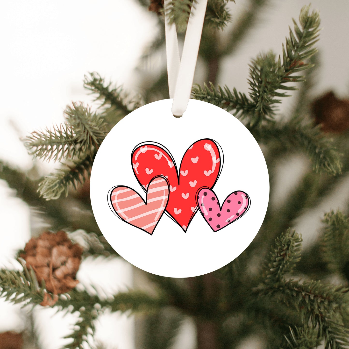 Valentine's Day Hearts Ornament