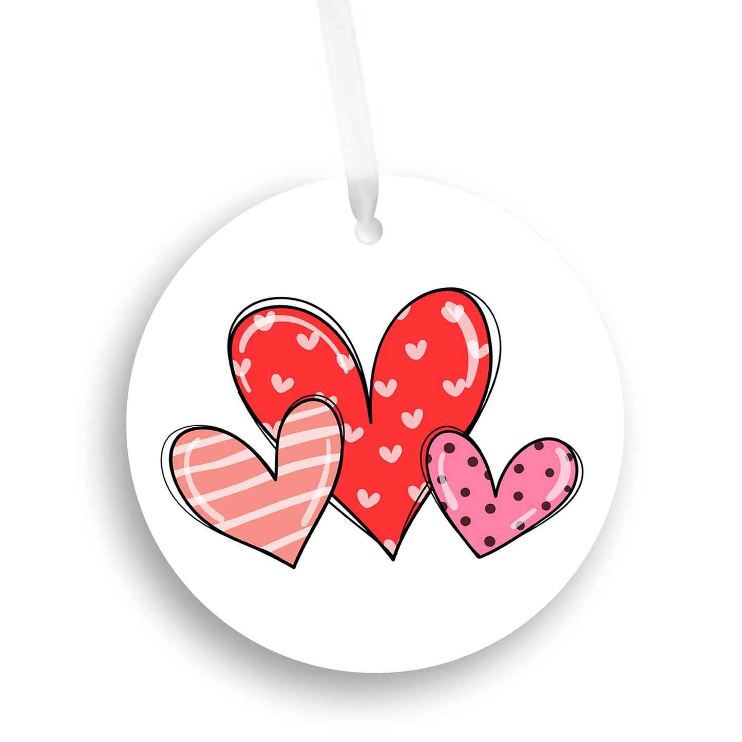 Valentine's Day Hearts Ornament