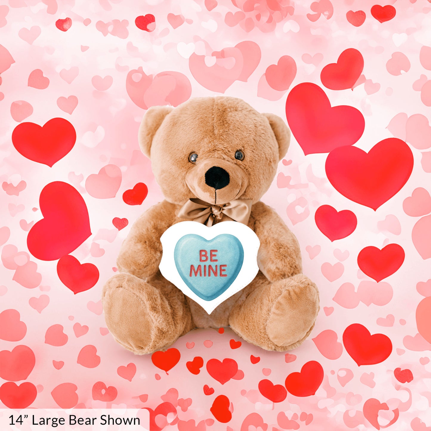 Valentine's Day Teddy Bear Gift, Be Mine Candy Heart