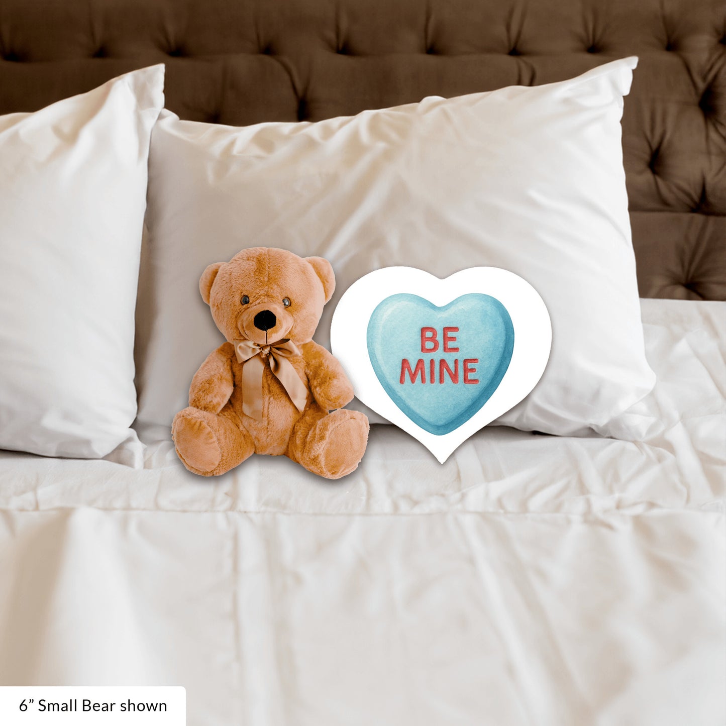 Valentine's Day Teddy Bear Gift, Be Mine Candy Heart