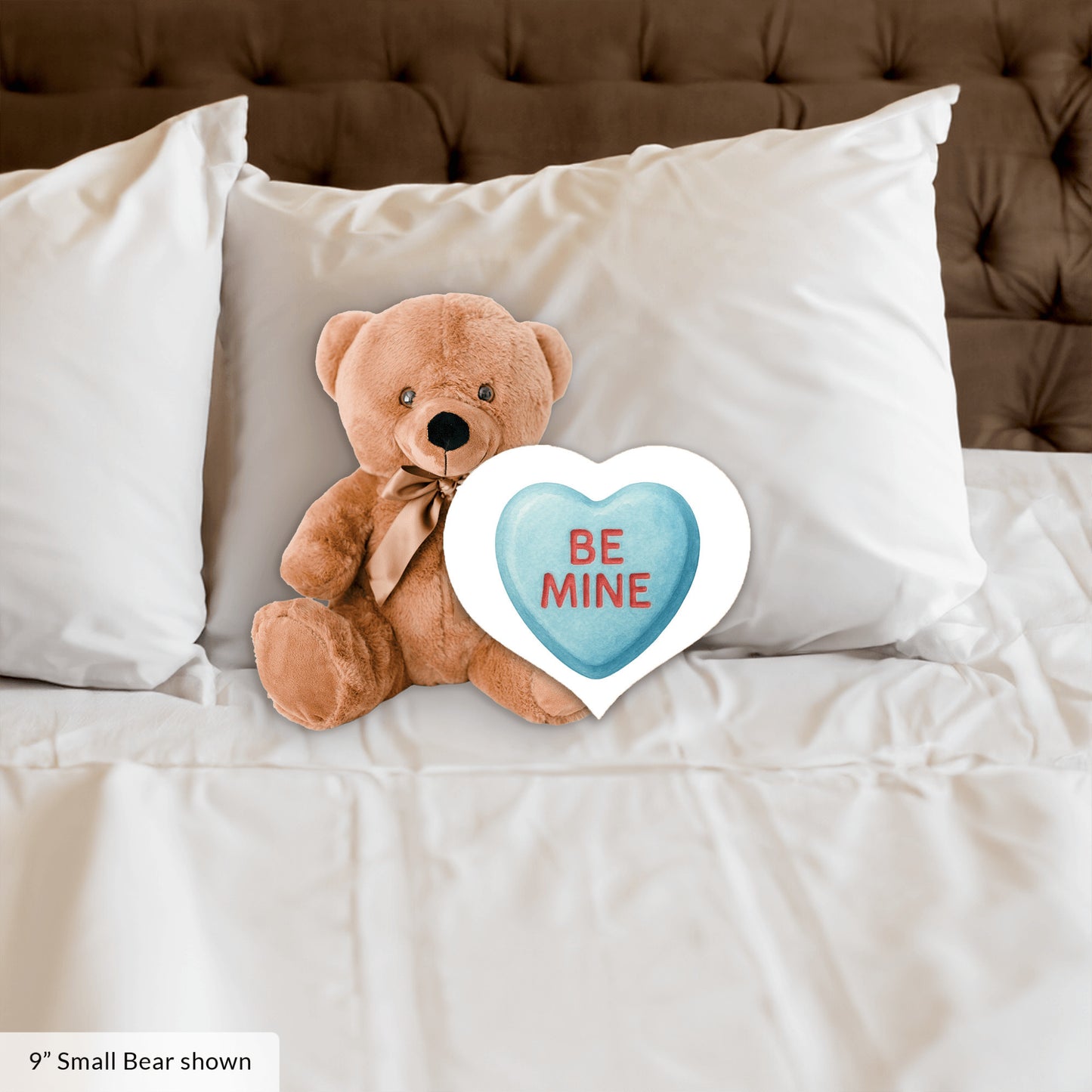 Valentine's Day Teddy Bear Gift, Be Mine Candy Heart