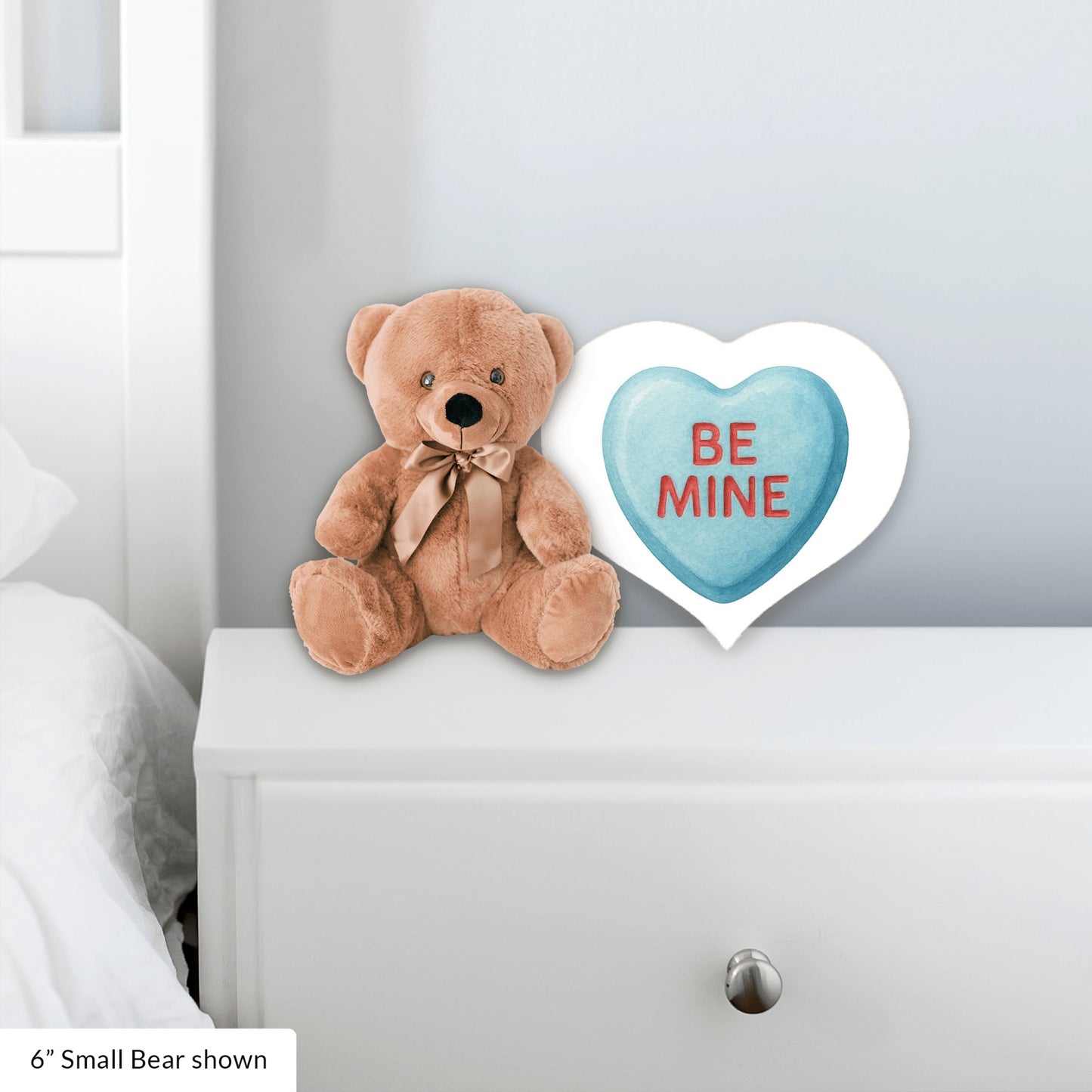 Valentine's Day Teddy Bear Gift, Be Mine Candy Heart