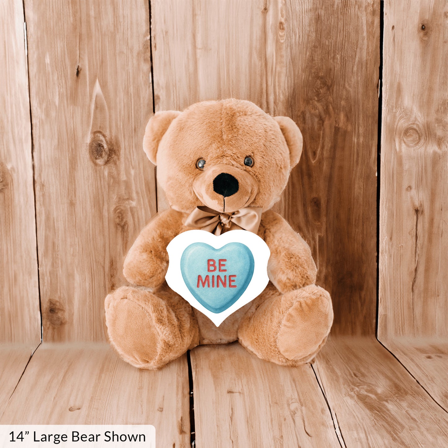 Valentine's Day Teddy Bear Gift, Be Mine Candy Heart