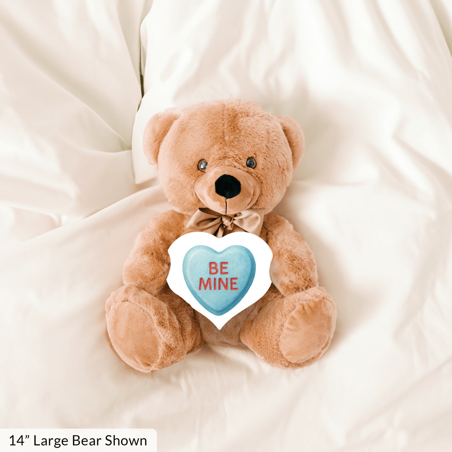 Valentine's Day Teddy Bear Gift, Be Mine Candy Heart