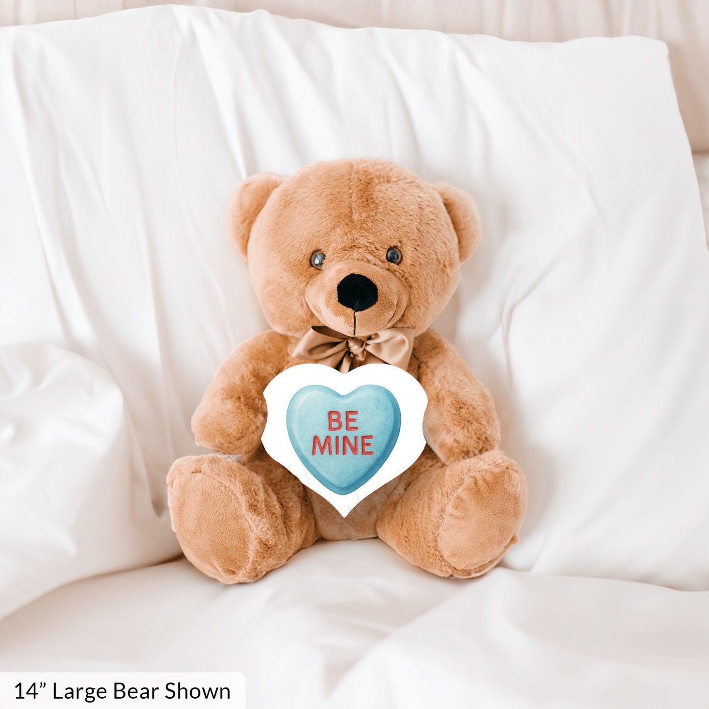 Valentine's Day Teddy Bear Gift, Be Mine Candy Heart