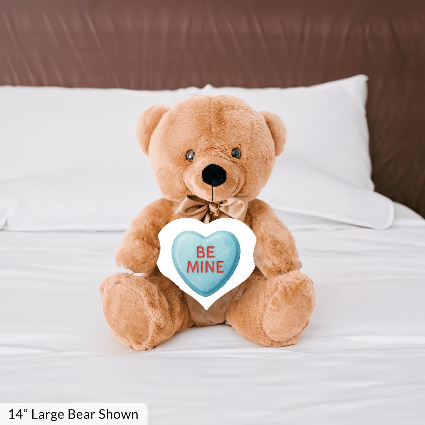 Valentine's Day Teddy Bear Gift, Be Mine Candy Heart