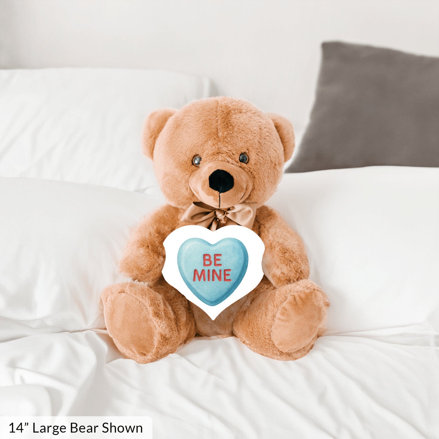 Valentine's Day Teddy Bear Gift, Be Mine Candy Heart