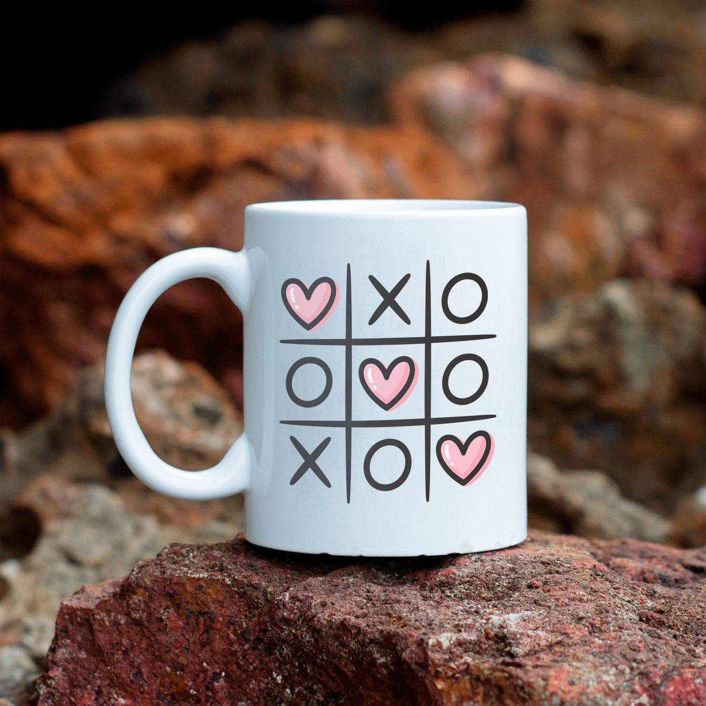Valentine's Day Gift Mug, Hearts Present
