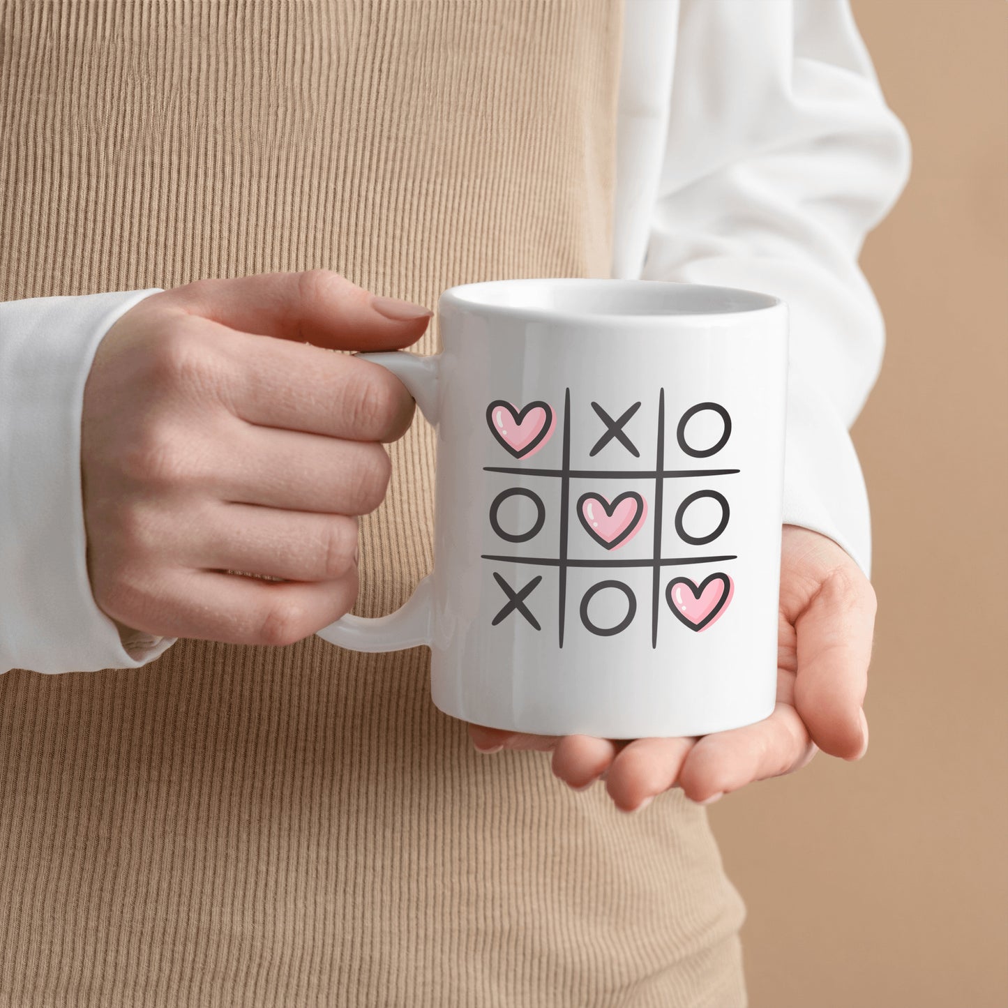 Valentine's Day Gift Mug, Hearts Present