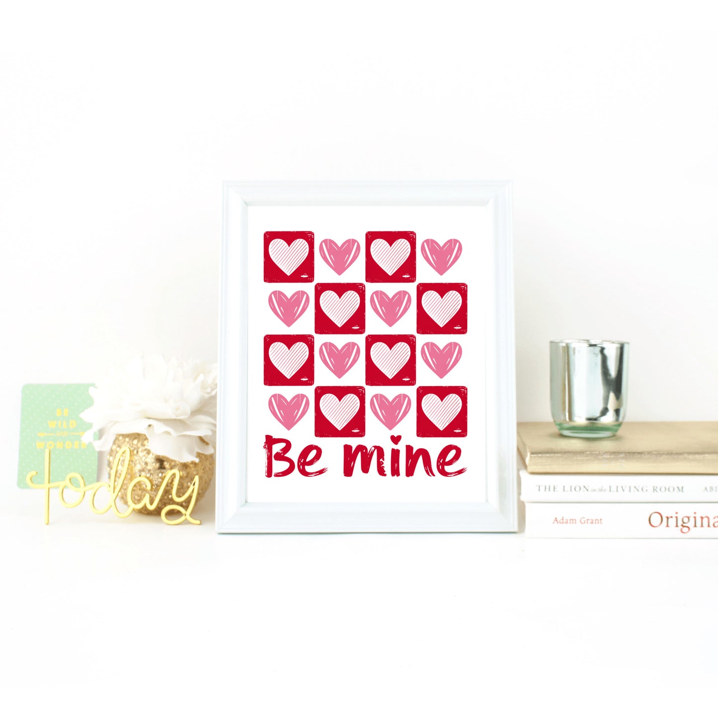 Valentine's Day Gift, Be Mine Art Print