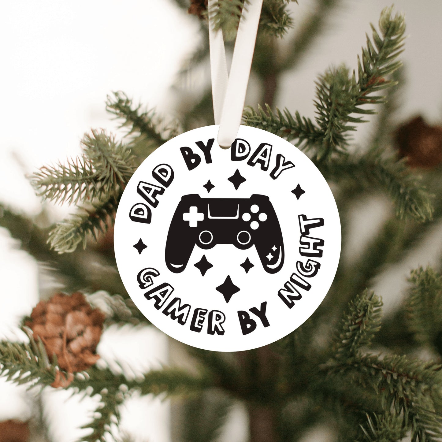 Gamer Dad Ornament Gift