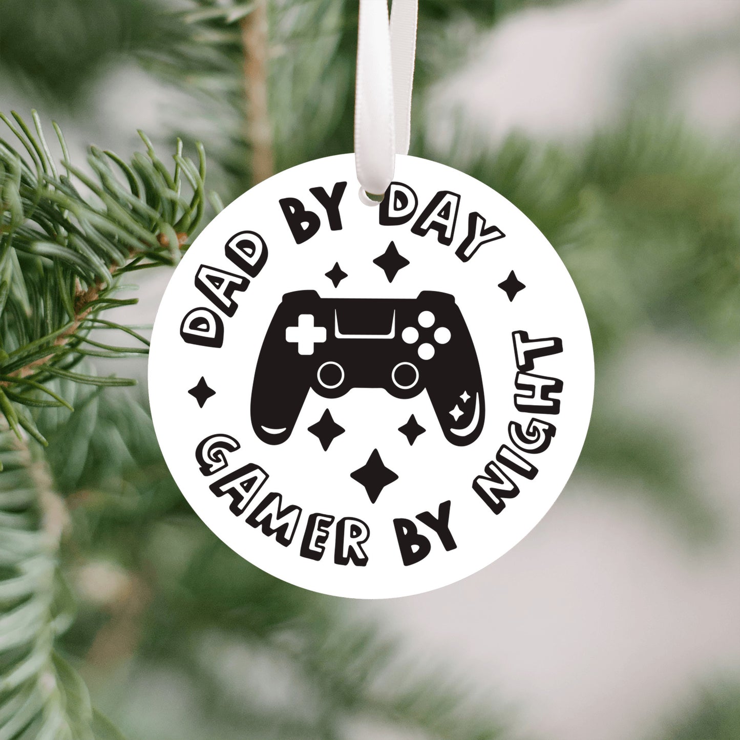 Gamer Dad Ornament Gift
