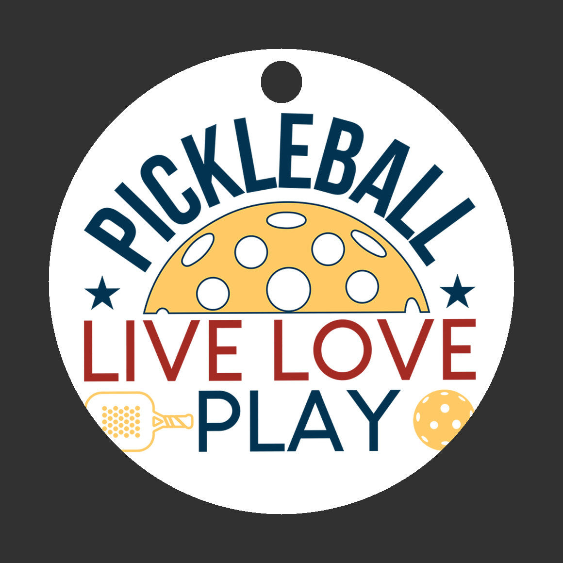 Pickleball Ornament Gift