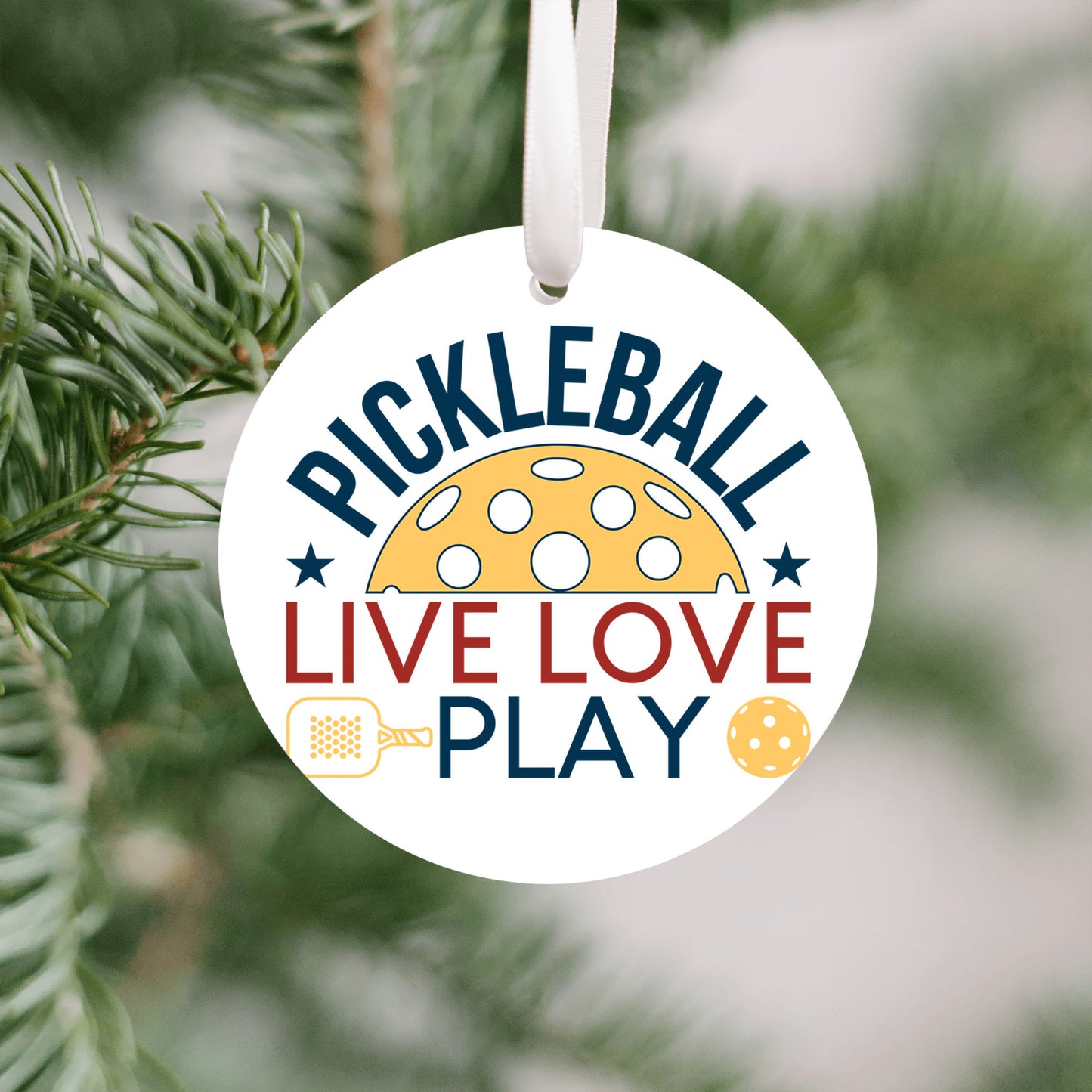 Pickleball Ornament Gift