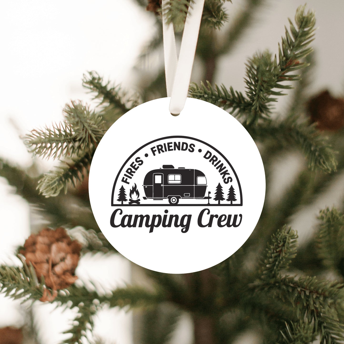 Camping Ornament Gift, Family Present