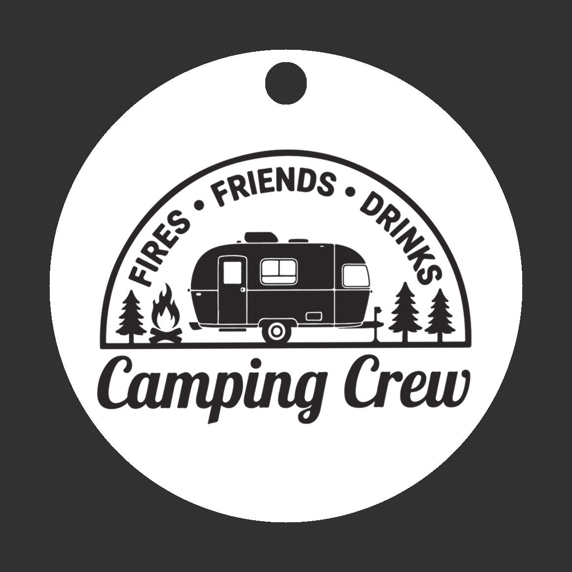 Camping Ornament Gift, Family Present
