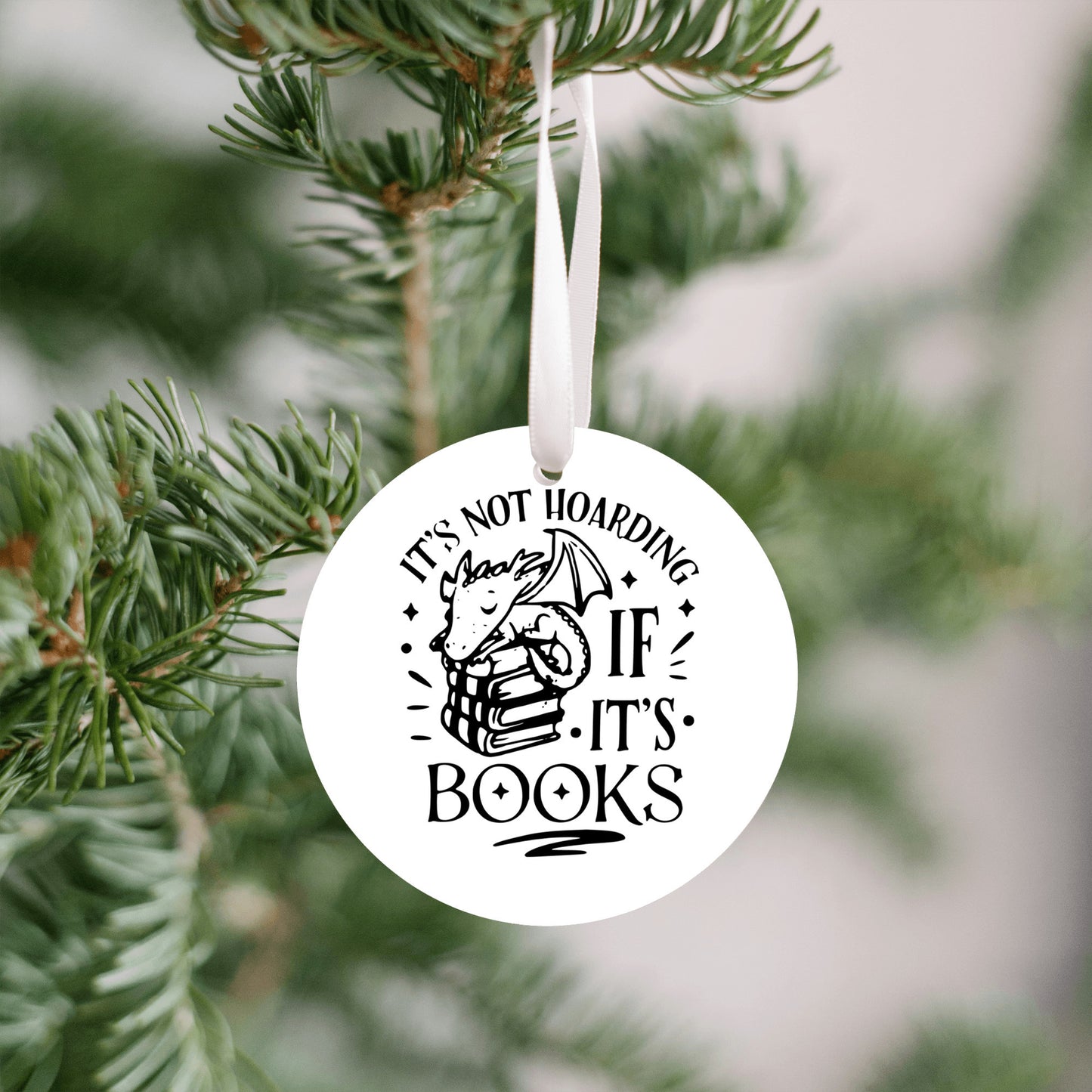 Book Lover Gift, Reader Ornament
