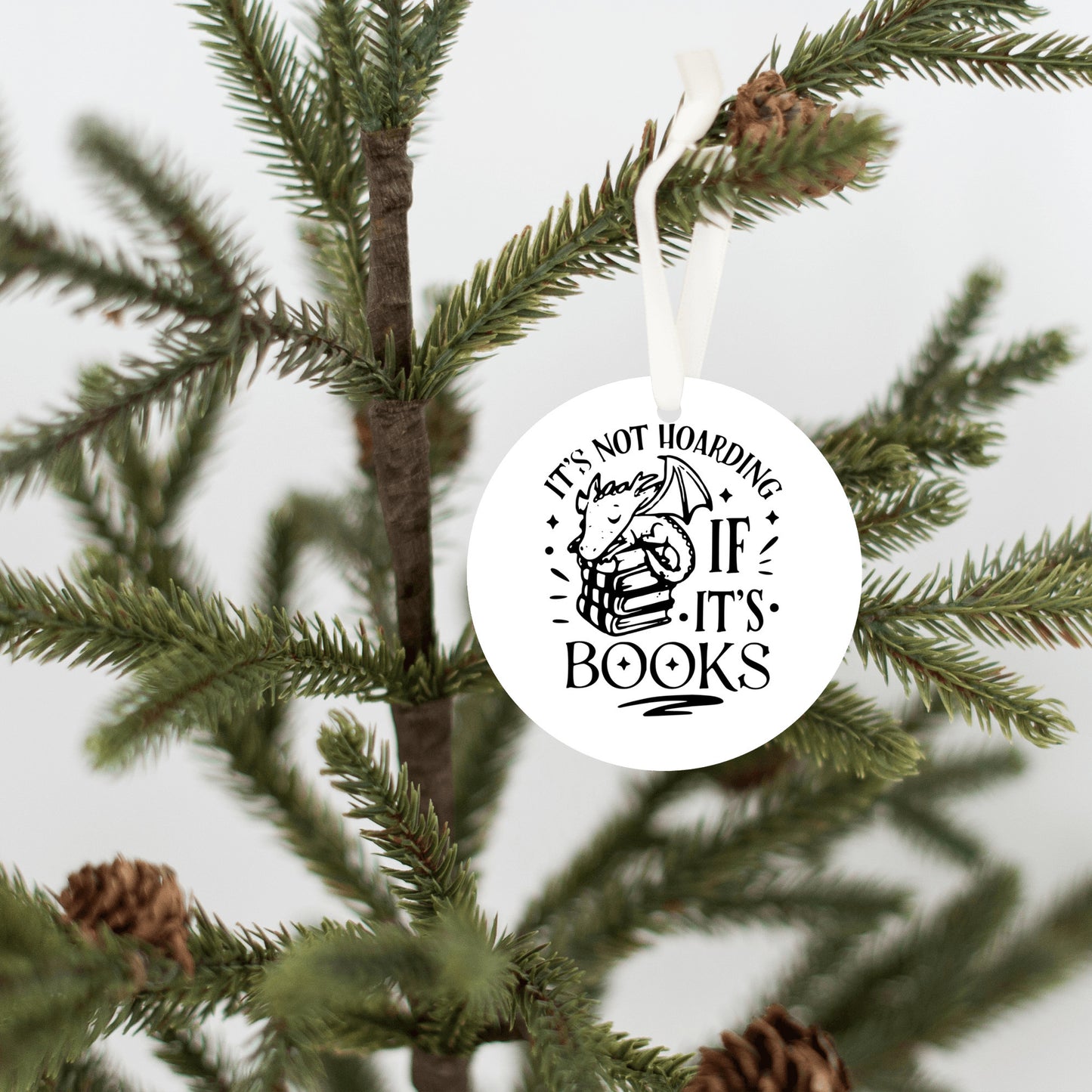 Book Lover Gift, Reader Ornament