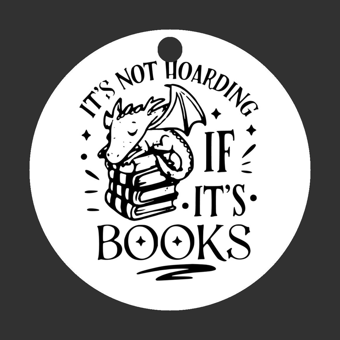 Book Lover Gift, Reader Ornament