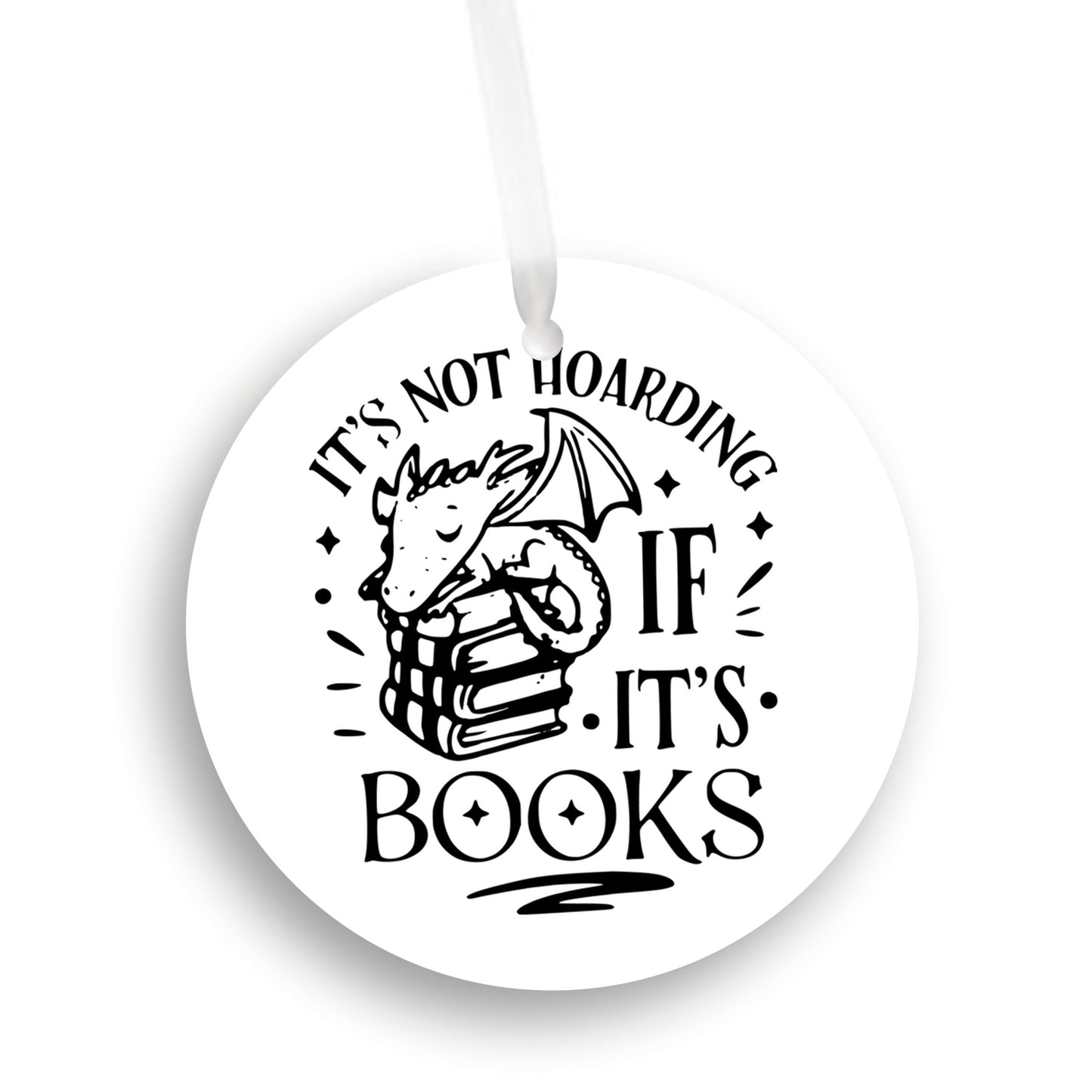 Book Lover Gift, Reader Ornament