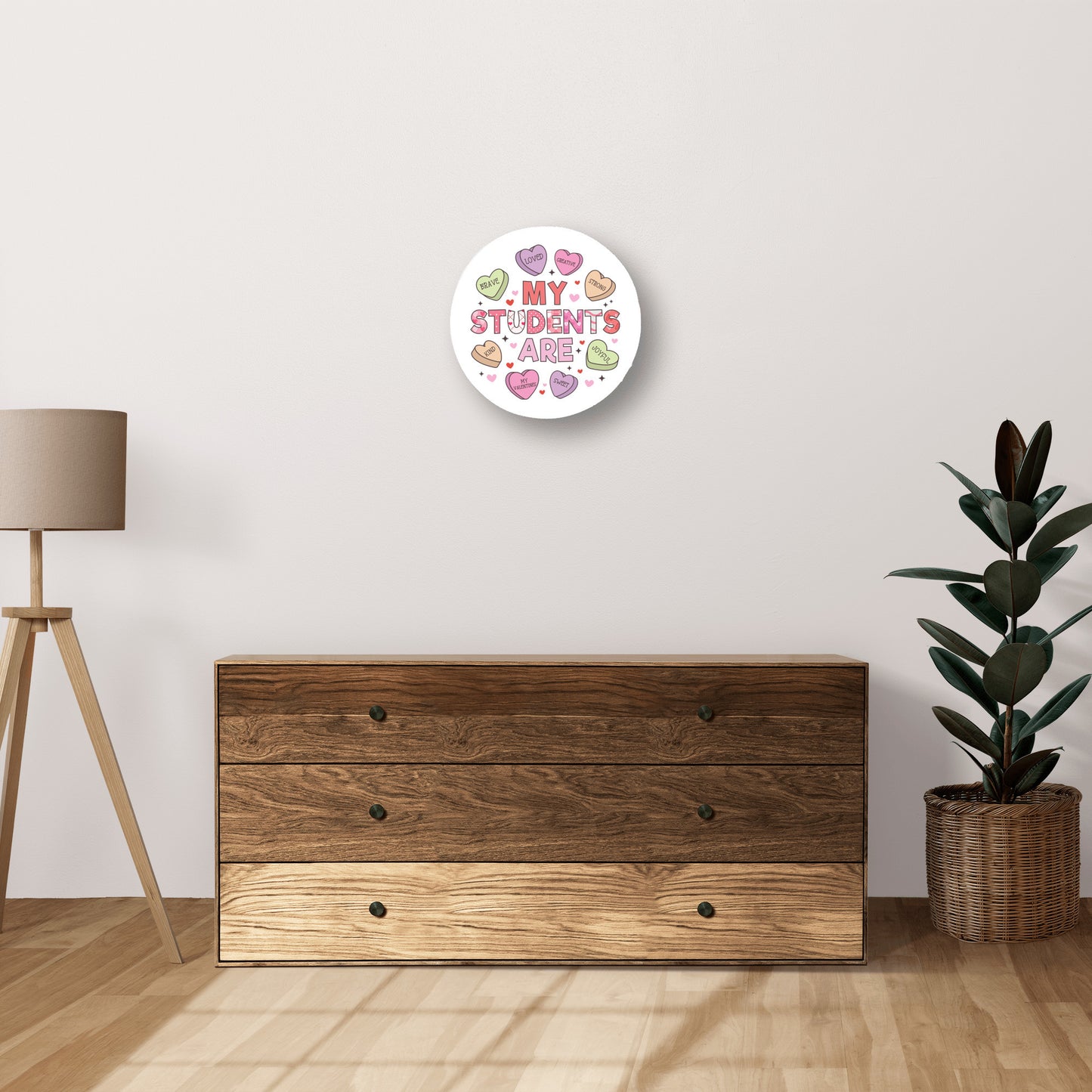 Students Wall Art Sign, Teacher Gift